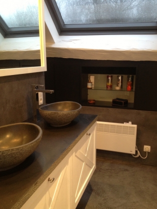 Finitions SDB en mortex