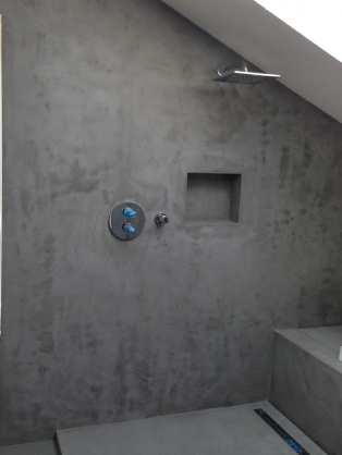Finitions SDB en mortex